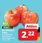 Bio Tafeläpfel Topaz im Angebot bei Markant Nordwest in Detmold Bio Tafeläpfel Topaz Angebote von Naturwert Bio bei Markant Nordwest Detmold für 2,22 €