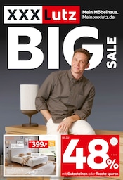 Aktueller XXXLutz Möbelhäuser Prospekt mit Bett, "BIG SALE", Seite 1