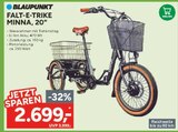 FALT-E-TRIKE MINNA Angebote von BLAUPUNKT bei Marktkauf Coburg für 2.699,00 €