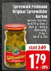 Aktuelle Spreewaldgurken Angebote bei EDEKA in Bonn Aktuelles Original Spreewälder Gurken Angebot bei EDEKA in Bonn ab 1,79 €