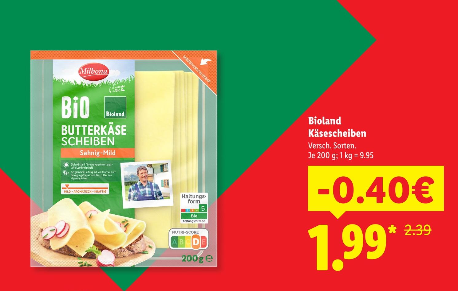 Bio Butterkäse Scheiben
