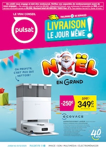Prospectus Pulsat à Massiac, "NOËL EN GRAND", 8 pages de promos valables du 01/12/2025 au 31/12/2025