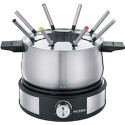 Fondue-Crêpes-Kombination