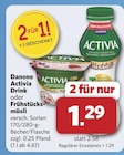 Activia Drink oder Frühstücks-müsli von Danone für 1,29 € bei combi im Angebot Activia Drink oder Frühstücks-müsli von Danone im aktuellen combi Prospekt