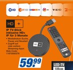 Aktuelle Fernseher Angebote bei expert in Göttingen Aktuelles IP TV-Stick inklusive HD+ IP für 3 Monate Angebot bei expert in Göttingen ab 59,99 €