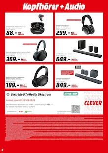 MediaMarkt Saturn Prospekt der Woche "GUTSCHEINHEFT" Seite 2, 01.01.2026 bis 19.01.2026 für Velbert Aktueller MediaMarkt Saturn Prospekt "GUTSCHEINHEFT" Seite 2 von 12 Seiten für Velbert