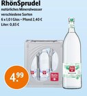 Aktuelles Natürliches Mineralwasser Angebot bei Trink und Spare in Bottrop ab 4,99 €