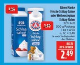 Frische Schlag-Sahne Angebote von Bären Marke bei Marktkauf Hof für 2,49 €