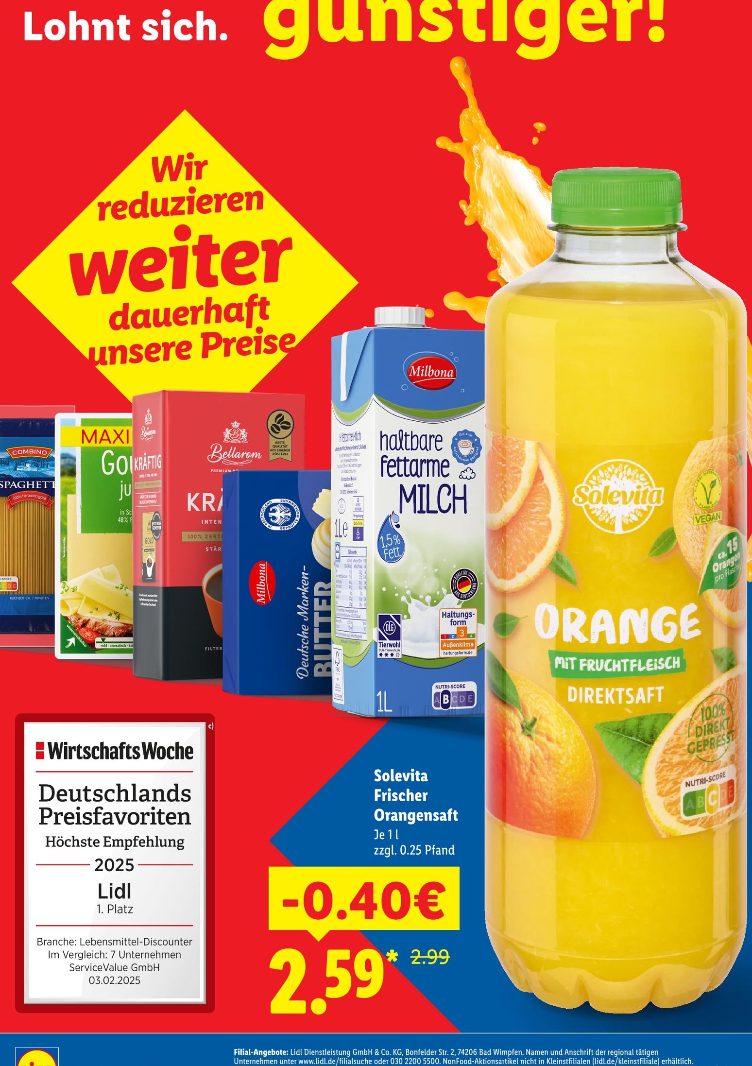 Frischer Orangensaft