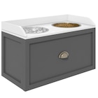 PawHut Hundenapf grau MDF B/H/L: ca. 30x36x60 cm für 58,99 € bei POCO im Angebot PawHut Hundenapf grau MDF B/H/L: ca. 30x36x60 cm im aktuellen POCO Prospekt