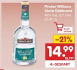 Aktuelle Birnen Angebote bei Netto Marken-Discount in Stuttgart Aktuelles Williams Christ Edelbrand Angebot bei Netto Marken-Discount in Stuttgart ab 14,99 €