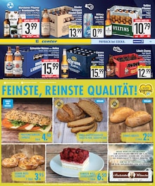 Warsteiner im aktuellen E center Prospekt (Augsburg) Warsteiner im E center Prospekt "Wir lieben Lebensmittel." mit 22 Seiten (Augsburg)
