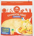 Emmental râpé «format maxi» à Carrefour Market dans Villeparisis Emmental râpé «format maxi» à Carrefour Market dans Villeparisis