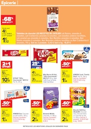 Offre Kinder dans le catalogue Carrefour du moment à la page 56