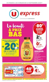 Prospectus Supermarchés U Express en cours à Les Salles-du-Gardon et alentours, "U Express", 32 pages, 02/09/2025 - 14/09/2025 Catalogue Supermarchés U Express en cours à Les Salles-du-Gardon et alentours, "U Express", 32 pages, 02/09/2025 - 14/09/2025