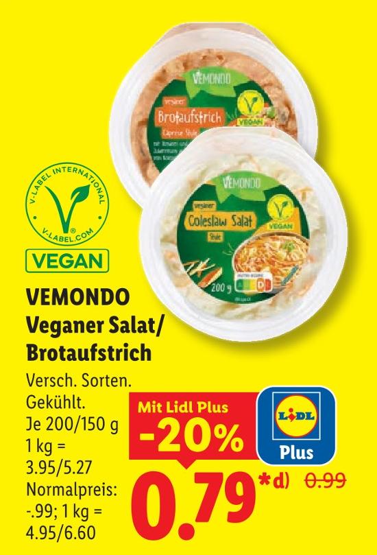 Veganer Salat/ Brotaufstrich