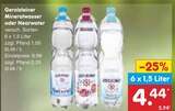 Mineralwasser oder Nearwater Angebote von Gerolsteiner bei Netto Marken-Discount Erfurt für 4,44 €