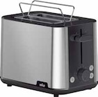 PurShine Kompakt-Toaster HT 1510 BK Angebote von Braun bei MEDIMAX Magdeburg für 24,99 €