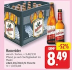 nah und gut - Hasseröder Angebot im Prospekt Hasseröder bei nah und gut im Prospekt "" für 8,49 €