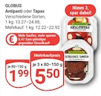 Aktuelles Antipasti Angebot bei GLOBUS in Bochum ab 1,99 €
