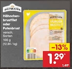 Netto Marken-Discount Allstedt - Hähnchenbrustfilet oder Putenbrust Angebot im Prospekt Hähnchenbrustfilet oder Putenbrust bei Netto Marken-Discount im Allstedt Prospekt für 1,29 €