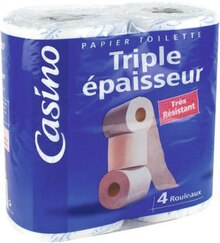Petit Casino Lille - Papier toilette blanc triple épaisseur Promo Papier toilette blanc triple épaisseur dans le catalogue Petit Casino "# Prêt pour l'anniv' surprise !" à Lille
