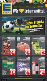 Aktueller EDEKA Supermärkte Prospekt für Gostewitz: Wir lieben Lebensmittel! mit 26} Seiten, 17.06.2024 - 22.06.2024