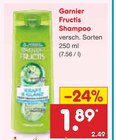 Fructis Shampoo Angebote von Garnier bei Netto Marken-Discount Hoyerswerda für 1,89 €