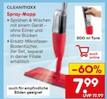 Spray-Mopp von CLEANmaxx im aktuellen Netto Marken-Discount Prospekt für 7,99 €