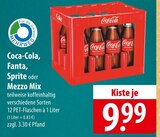 Coca-Cola, Fanta, Sprite oder Mezzo Mix bei famila Nordost im Uetersen Prospekt für 9,99 €