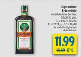 Kräuterlikör Angebote von Jägermeister bei diska Coburg für 11,99 €