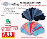 Norma Strasbourg - Promo Chaussettes sneakers Promo Chaussettes sneakers à 7,99 € dans le catalogue Norma à Strasbourg