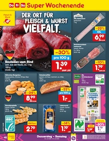 Wurst im Netto Marken-Discount Prospekt "Aktuelle Angebote" mit 70 Seiten (Leverkusen)