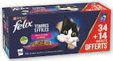Tendres effilés sélection mixte en gelée pour chat - FELIX dans le catalogue Hyper U