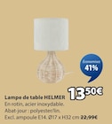 Lampe de table HELMER dans le catalogue Jysk