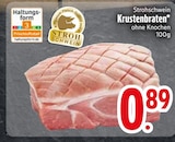 Braten im EDEKA Prospekt Krustenbraten von Strohschwein im aktuellen EDEKA Prospekt für 0,89 €