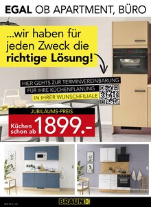 Küche im BRAUN Möbel-Center Prospekt "60 Jahre Braun Möbel Center" mit 8 Seiten (Freiburg (Breisgau))
