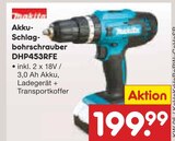 Aktuelle Bohrmaschine Angebote bei Netto Marken-Discount in Koblenz Aktuelles Akku-Schlagbohrschrauber DHP453RFE Angebot bei Netto Marken-Discount in Koblenz ab 199,99 €