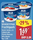 Fruchtquark von Weihenstephan für 1,69 € bei ALDI Nord im Angebot Fruchtquark von Weihenstephan im aktuellen ALDI Nord Prospekt