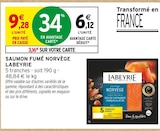 Saumon fumé norvège - LABEYRIE en promo chez Intermarché Montpellier à 6,12 €