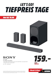 MediaMarkt Saturn Soundbar im Prospekt MediaMarkt Saturn Soundbar im Prospekt
