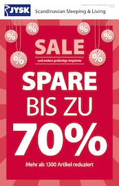 Aktueller JYSK Möbel & Einrichtung Prospekt in Rietz-Neuendorf und Umgebung, "Scandinavian Sleeping & Living - SPARE BIS ZU 50%" mit 17 Seiten, 08.06.2025 - 12.07.2025