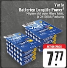 EDEKA Itterbeck - Batterien Longlife Power Angebot im Prospekt Batterien Longlife Power bei EDEKA im Itterbeck Prospekt für 7,77 €