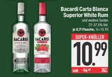 Carta Blanca Superior White Rum von Bacardi im aktuellen EDEKA Prospekt für 10,99 €