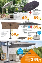 Sonnenschirm im Globus-Baumarkt Prospekt in Braunschweig Aktueller Globus-Baumarkt Prospekt mit Sonnenschirm, "Immer eine Idee besser", Seite 4