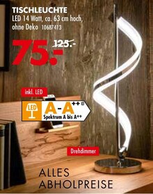 TISCHLEUCHTE bei Möbel Kraft in Hamburg TISCHLEUCHTE im Angebot bei Möbel Kraft Hamburg für 75,00 €