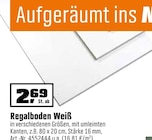 Regalboden Weiß bei OBI im Cham Prospekt für 2,69 €