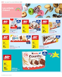 Offre Kinder dans le catalogue Carrefour du moment à la page 38