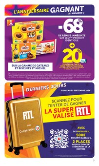 Promotion Madeleine dans le prospectus Super U, valable du 22/09/2026 au 04/10/2026 Promo Madeleine dans le catalogue Super U du moment à la page 3
