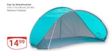 Pop-Up Strandmuschel im Angebot bei GLOBUS in Erlangen Pop-Up Strandmuschel Angebote bei GLOBUS Erlangen für 14,99 €